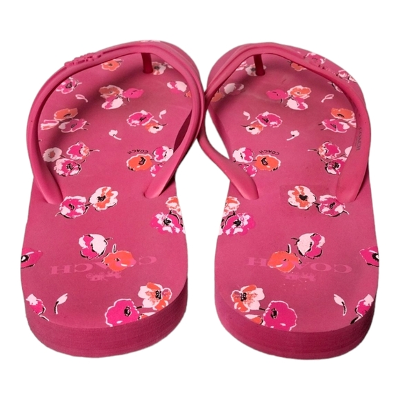 Coach Clementine Floral Flip Flop Thong Sandal - Picture 4 of 8